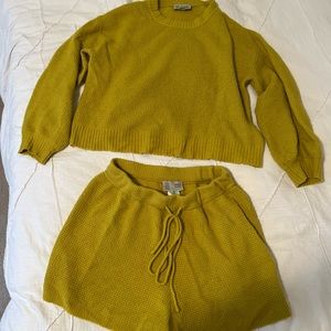 Anthropologie pajama set